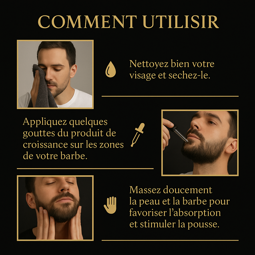 Huile de Croissance Barbe