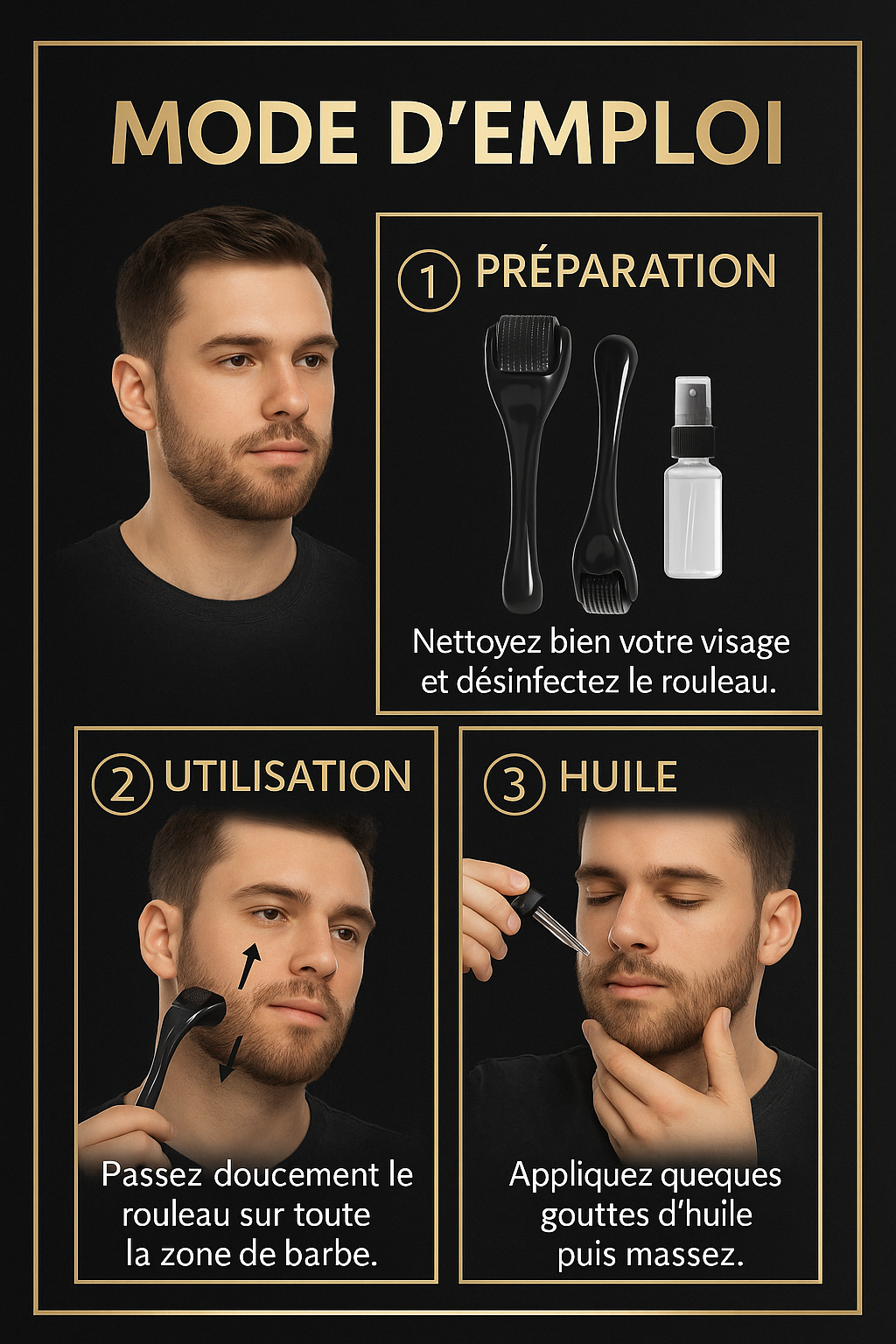 Rouleau de Croissance Barbe